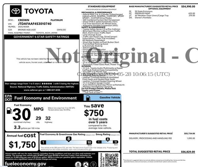 Used 2025 Toyota Crown Platinum image 2