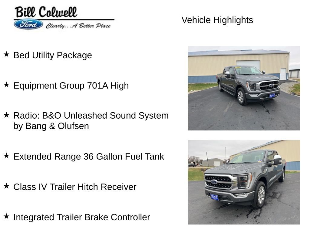Used 2022 Ford F150 Platinum w/ Equipment Group 701A High AWD/4WD image 23