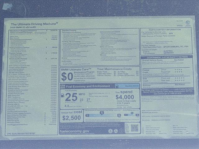 New 2026 BMW X5 xDrive40i image 20