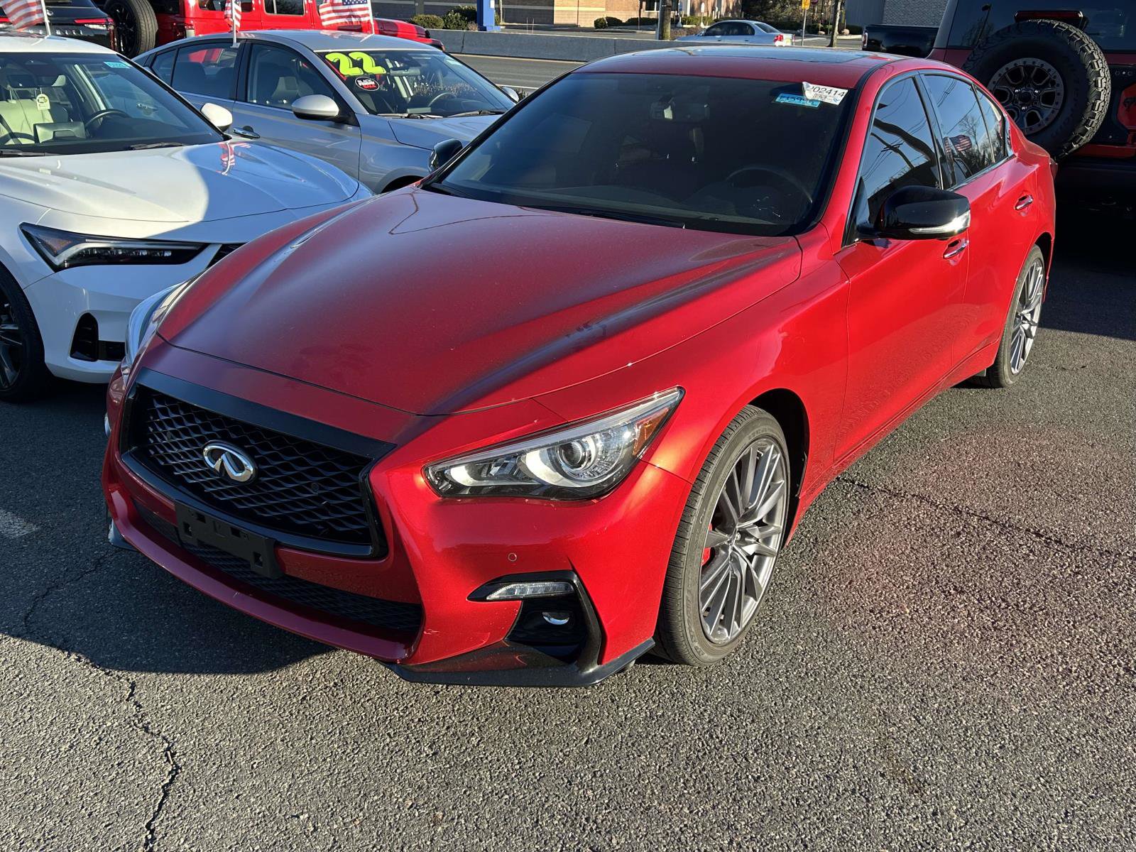 Used 2024 INFINITI Q50 Red Sport 400
