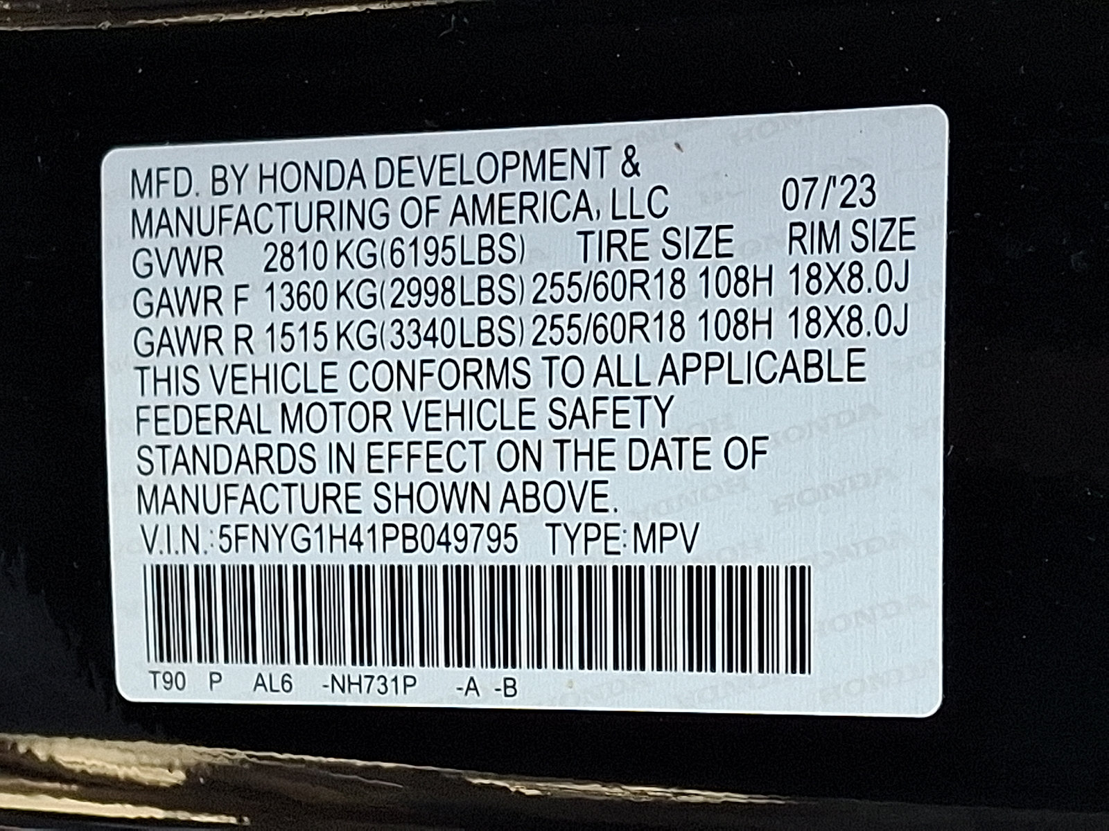 Certified 2023 Honda Pilot EX-L image 29