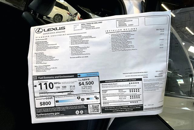 New 2026 Lexus RZ 450e AWD image 13