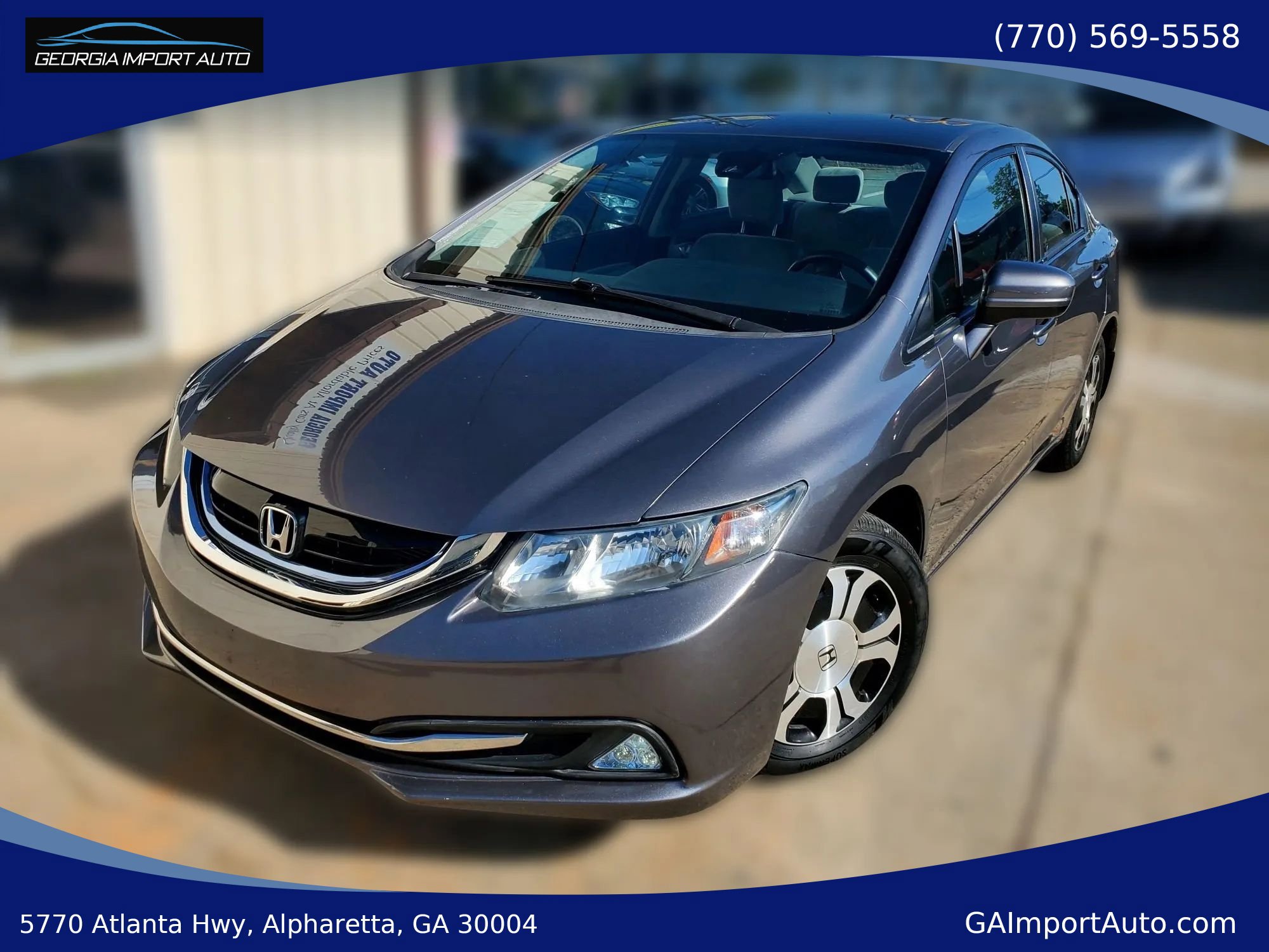 Used 2015 Honda Civic Hybrid Sedan image 1