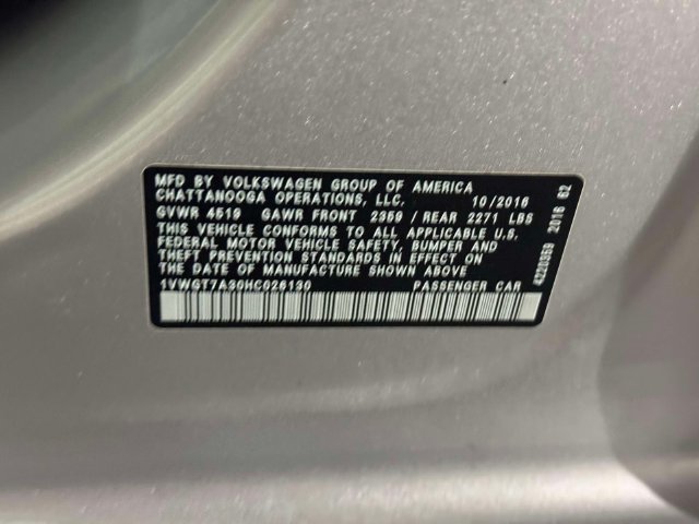 Used 2017 Volkswagen Passat 1.8T SE FWD image 40