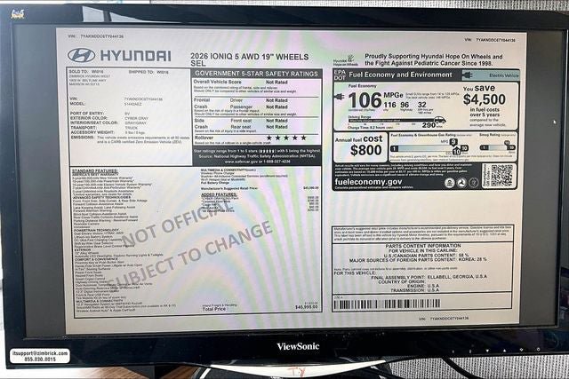 New 2026 Hyundai Ioniq 5 SEL AWD/4WD image 18