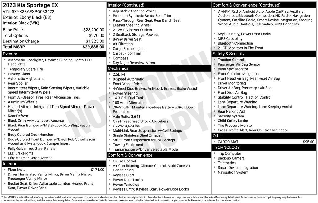 Used 2023 Kia Sportage EX FWD image 28