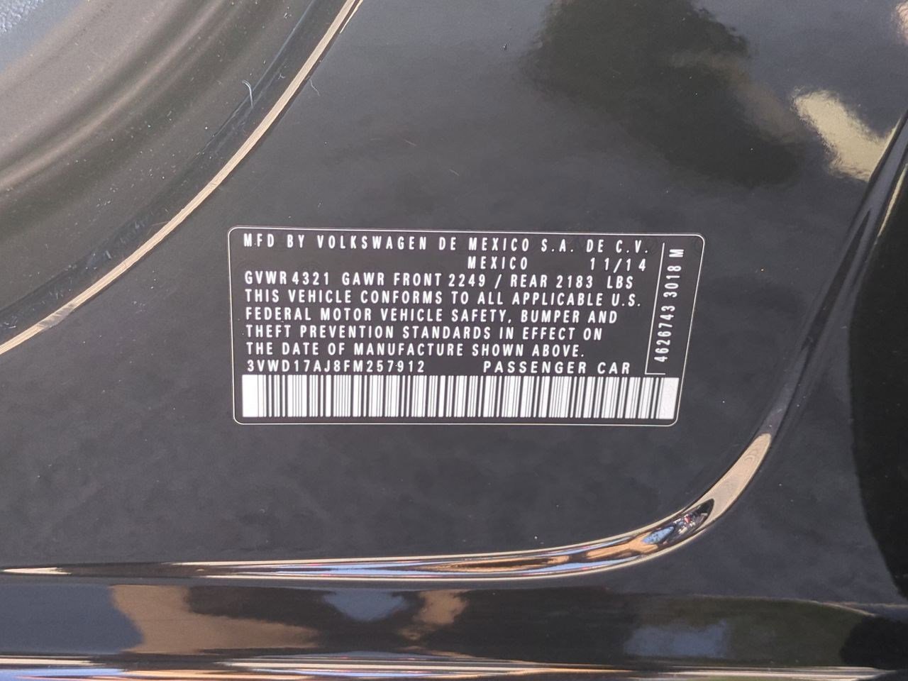 Used 2015 Volkswagen Jetta SE FWD image 42