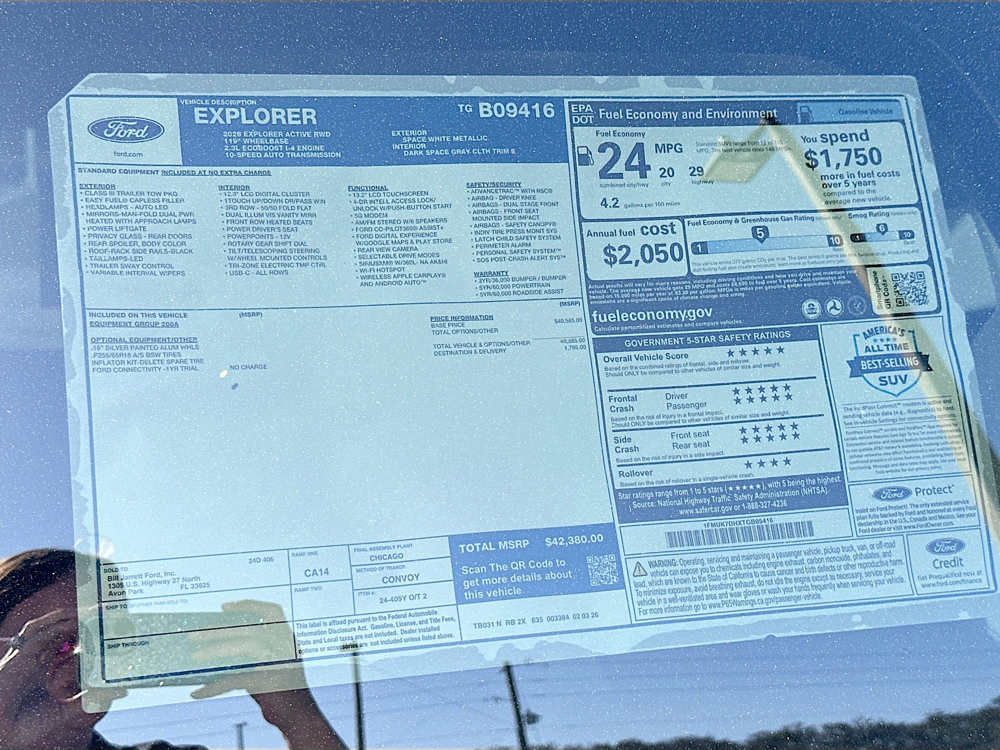 New 2026 Ford Explorer Active image 18