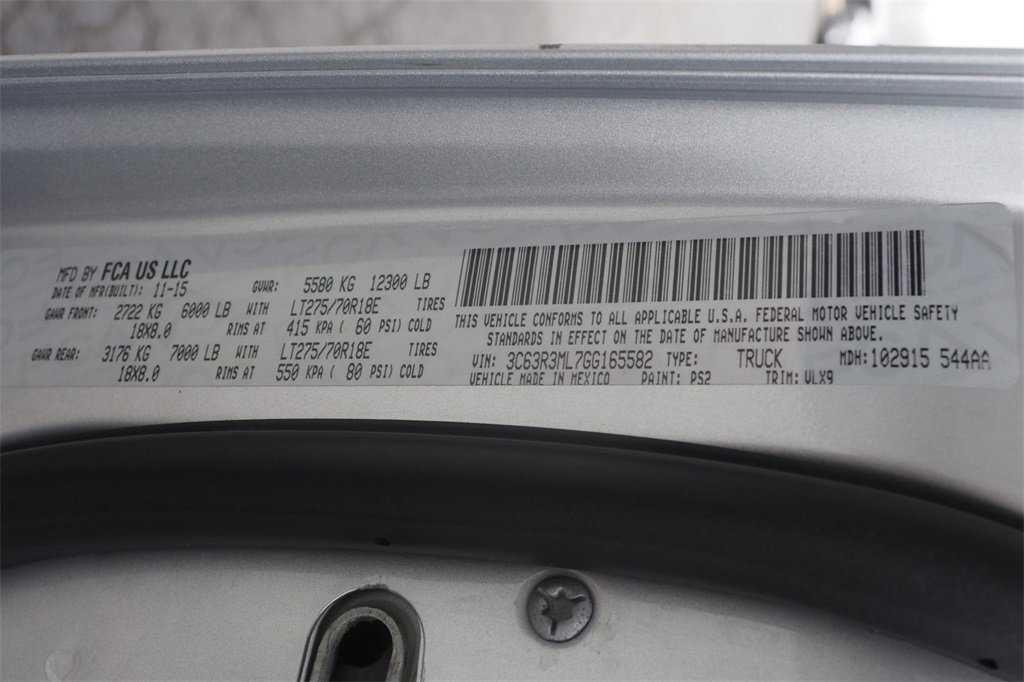 Used 2016 RAM 3500 Laramie image 27