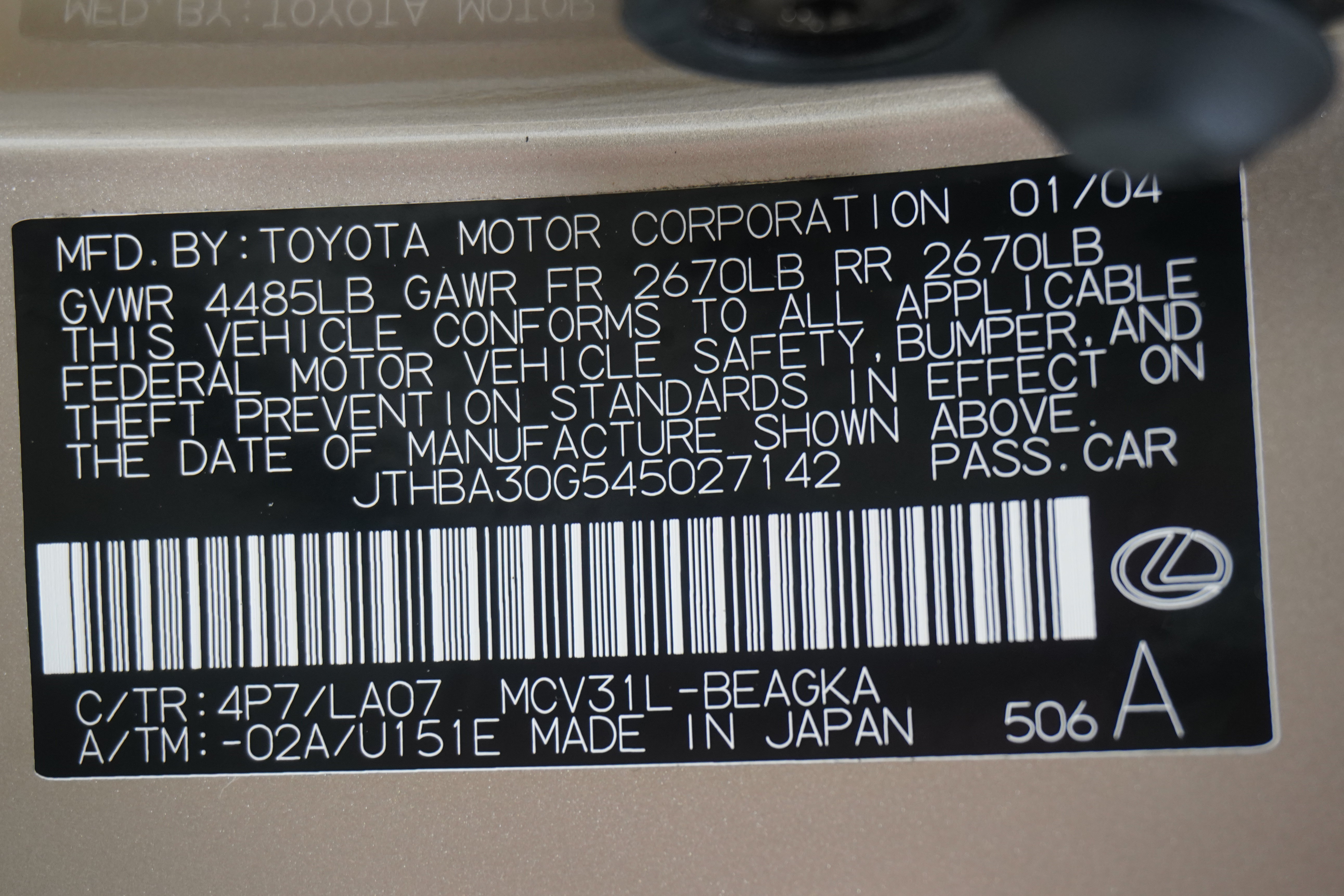 Used 2004 Lexus ES 330 w/ Premium Pkg FWD image 31