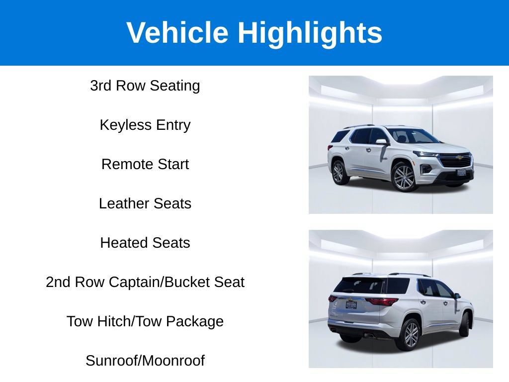 Used 2022 Chevrolet Traverse High Country AWD/4WD video 2
