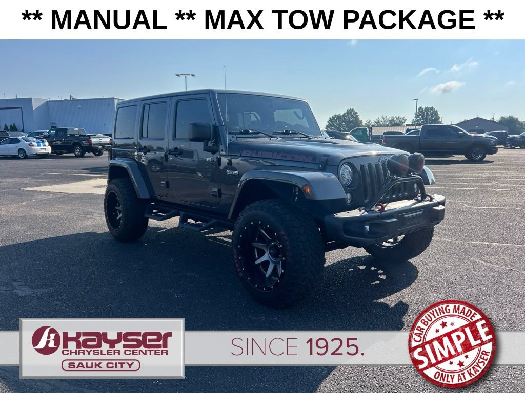 Used 2017 Jeep Wrangler Unlimited Rubicon w/ Quick Order Package 23Z Recon AWD/4WD image 1