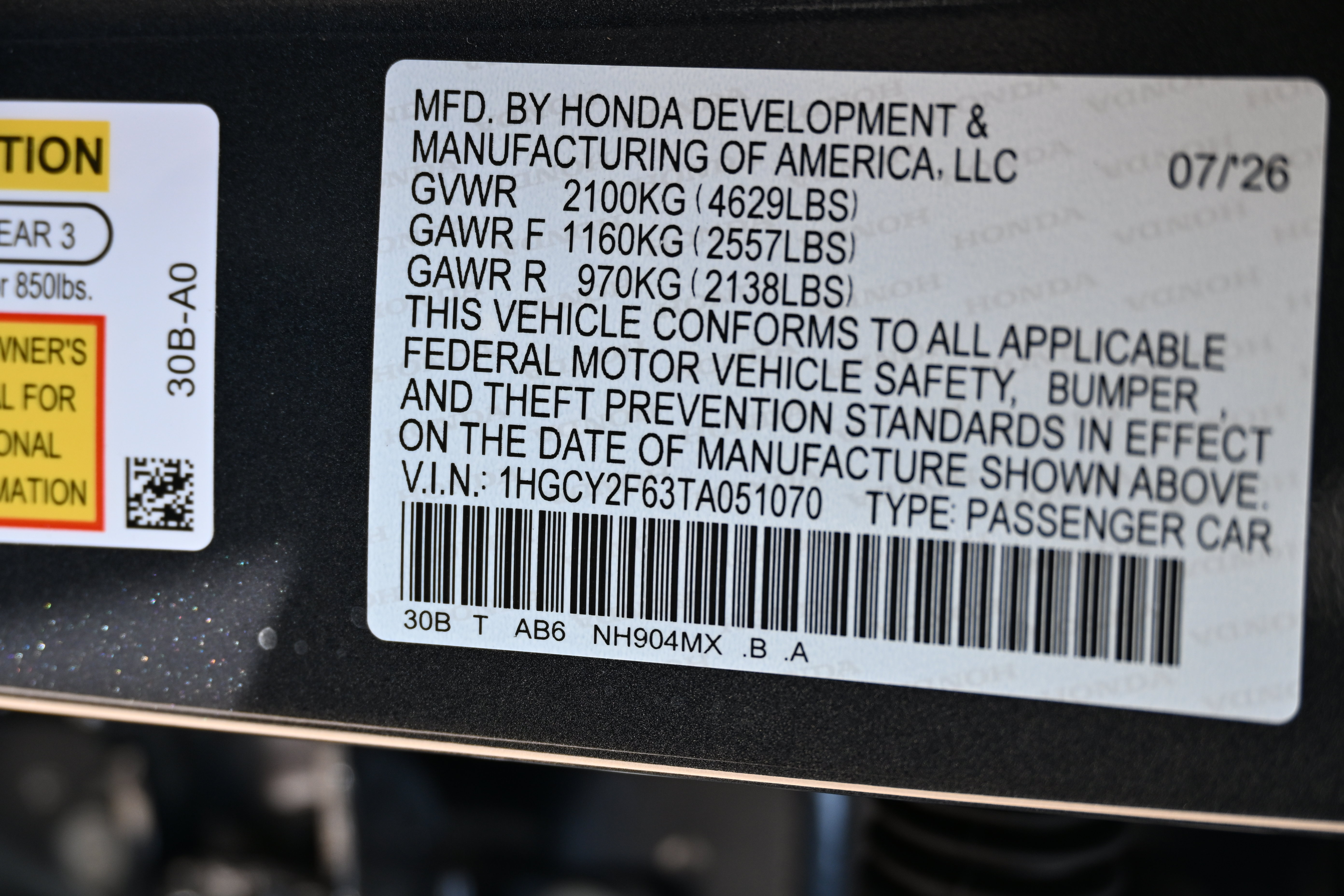 New 2026 Honda Accord EX-L image 19