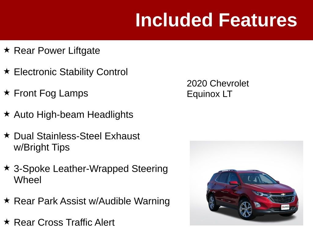Used 2020 Chevrolet Equinox LT AWD/4WD image 4
