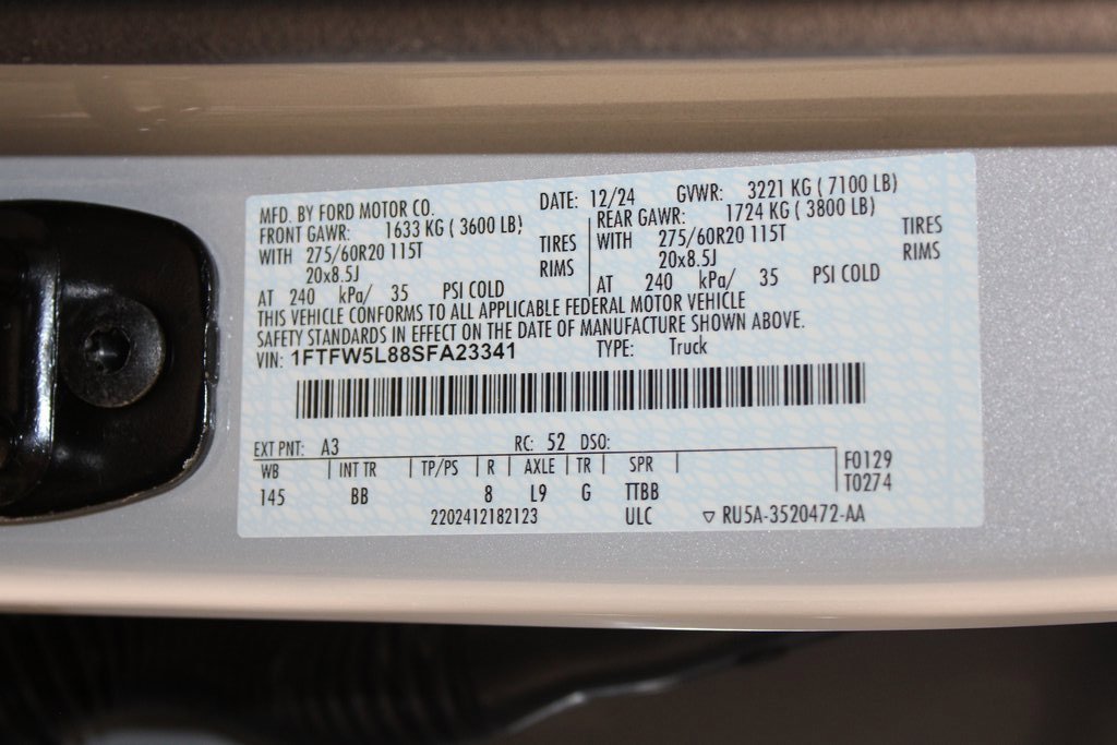 Used 2025 Ford F150 Lariat w/ Equipment Group 502A High image 25