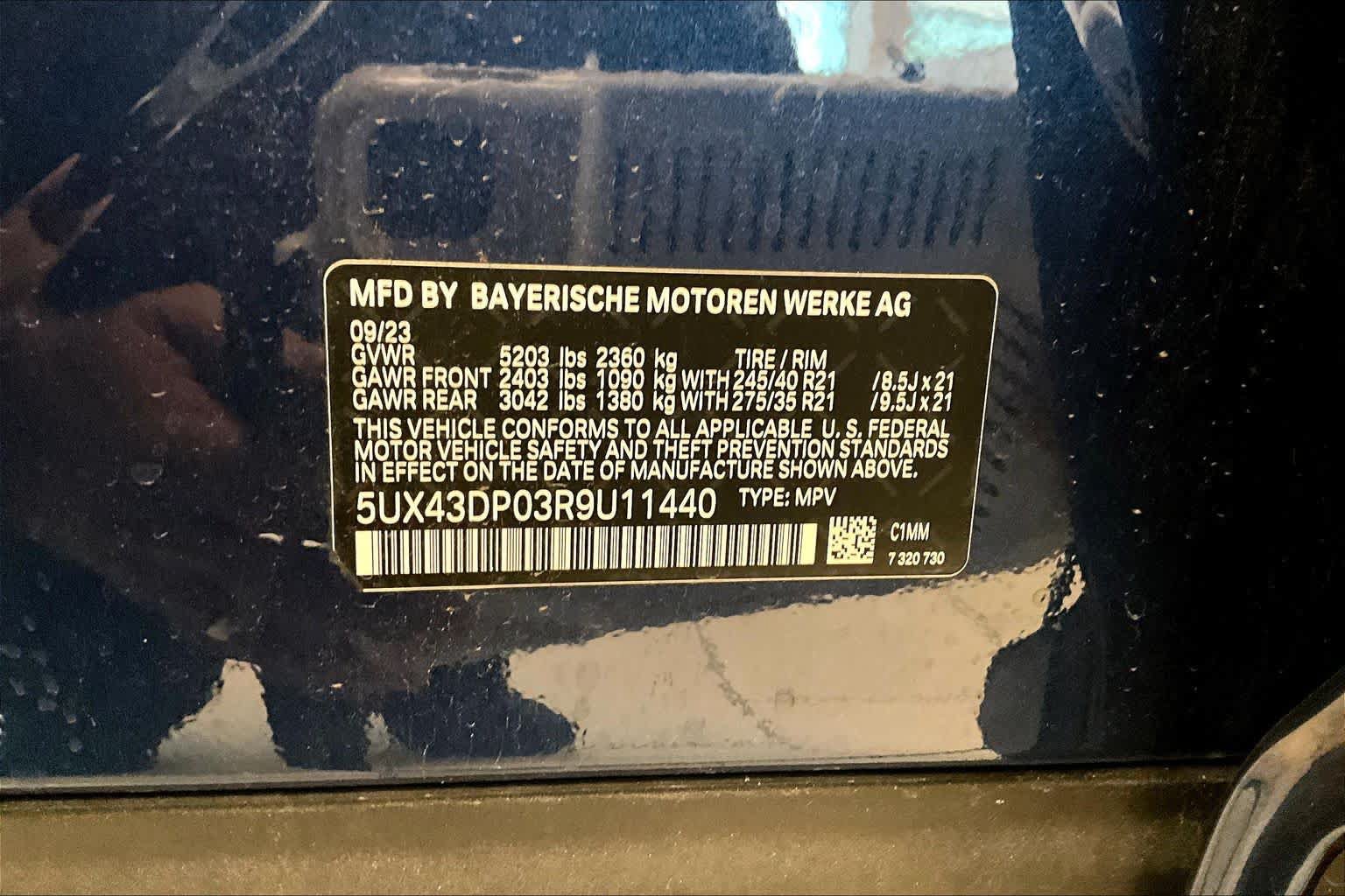 Used 2024 BMW X3 sDrive30i w/ Convenience Package RWD image 31