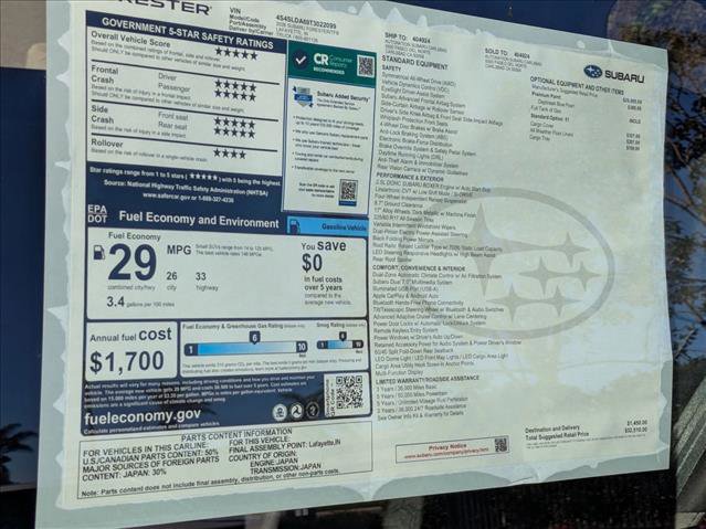 New 2026 Subaru Forester image 19