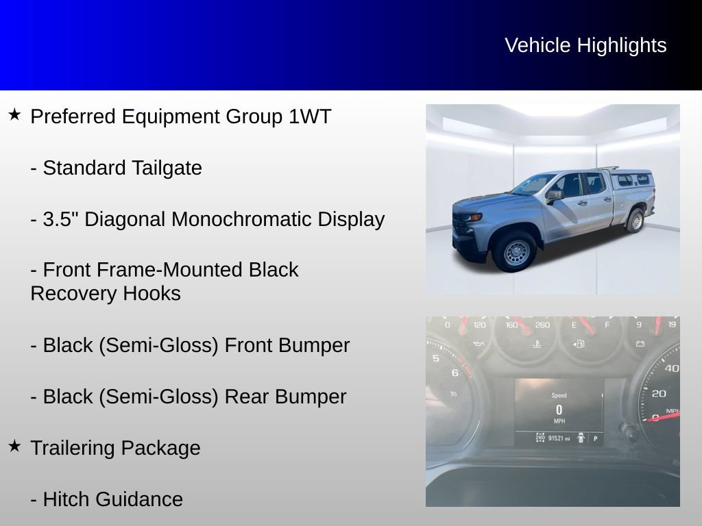 Used 2021 Chevrolet Silverado 1500 W/T w/ WT Fleet Convenience Package AWD/4WD image 12