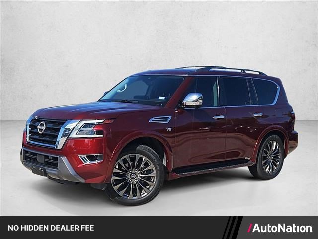 Used 2021 Nissan Armada Platinum w/ Captain's Chairs Package RWD image 1