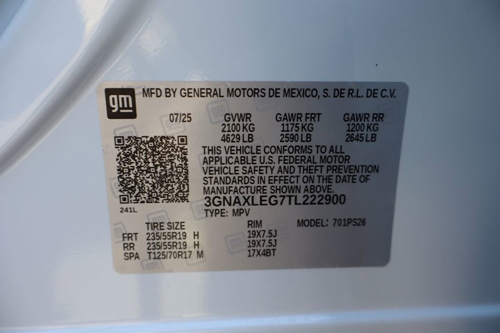 New 2026 Chevrolet Equinox RS w/ Convenience Package III image 46