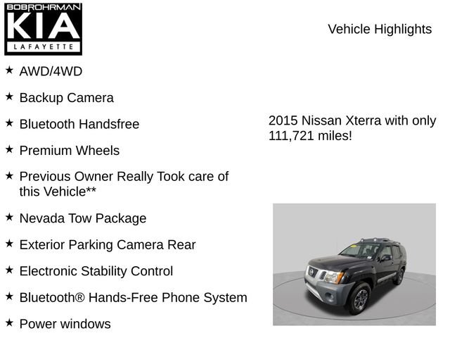 Used 2015 Nissan Xterra PRO-4X w/ Nevada Tow Package AWD/4WD image 7