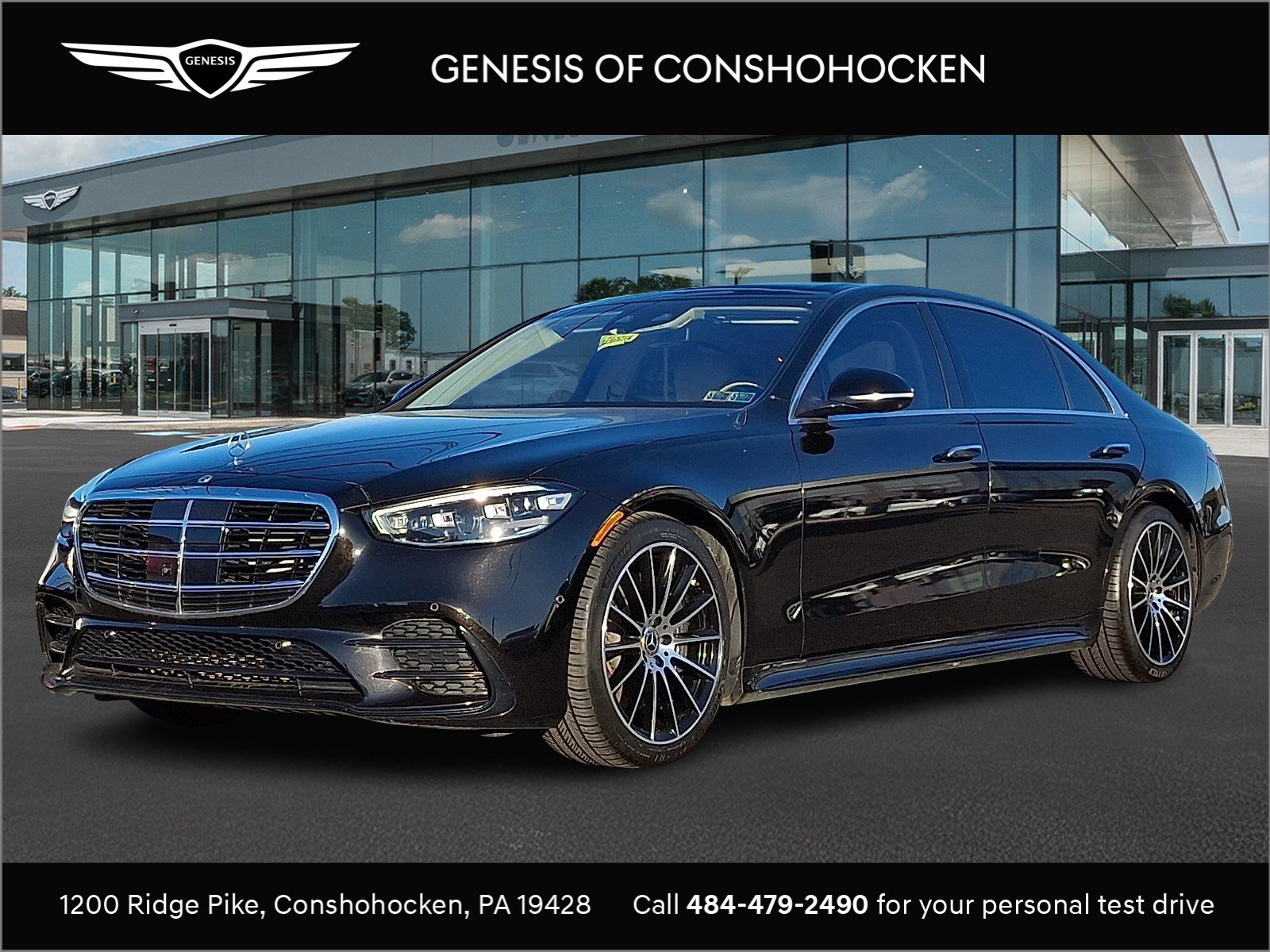 Used 2021 Mercedes-Benz S 580 4MATIC Sedan image 1