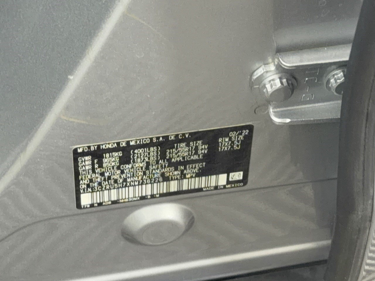 Used 2022 Honda HR-V EX-L image 31