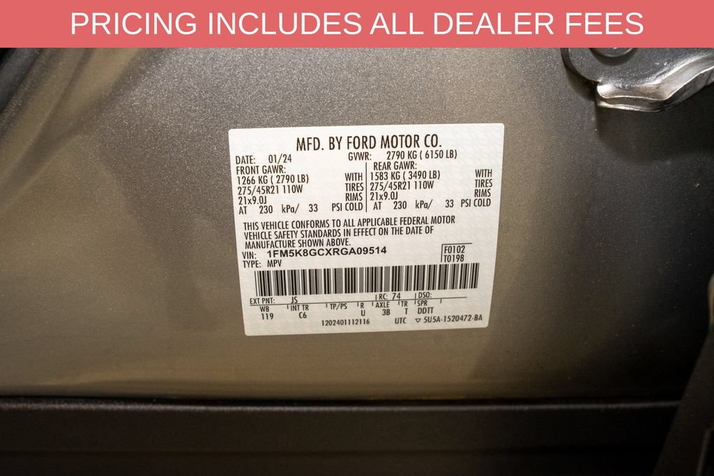 Used 2024 Ford Explorer ST w/ Equipment Group 401A AWD/4WD image 27