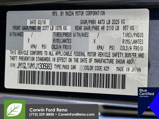 Used 2018 MAZDA MAZDA6 Touring image 35