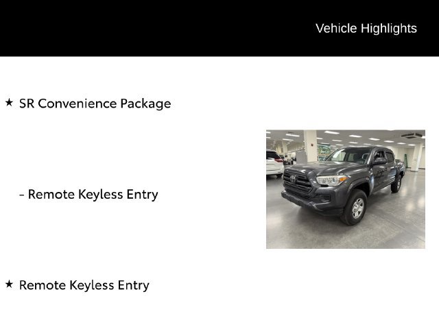 Certified 2019 Toyota Tacoma SR w/ SR Convenience Package AWD/4WD image 7