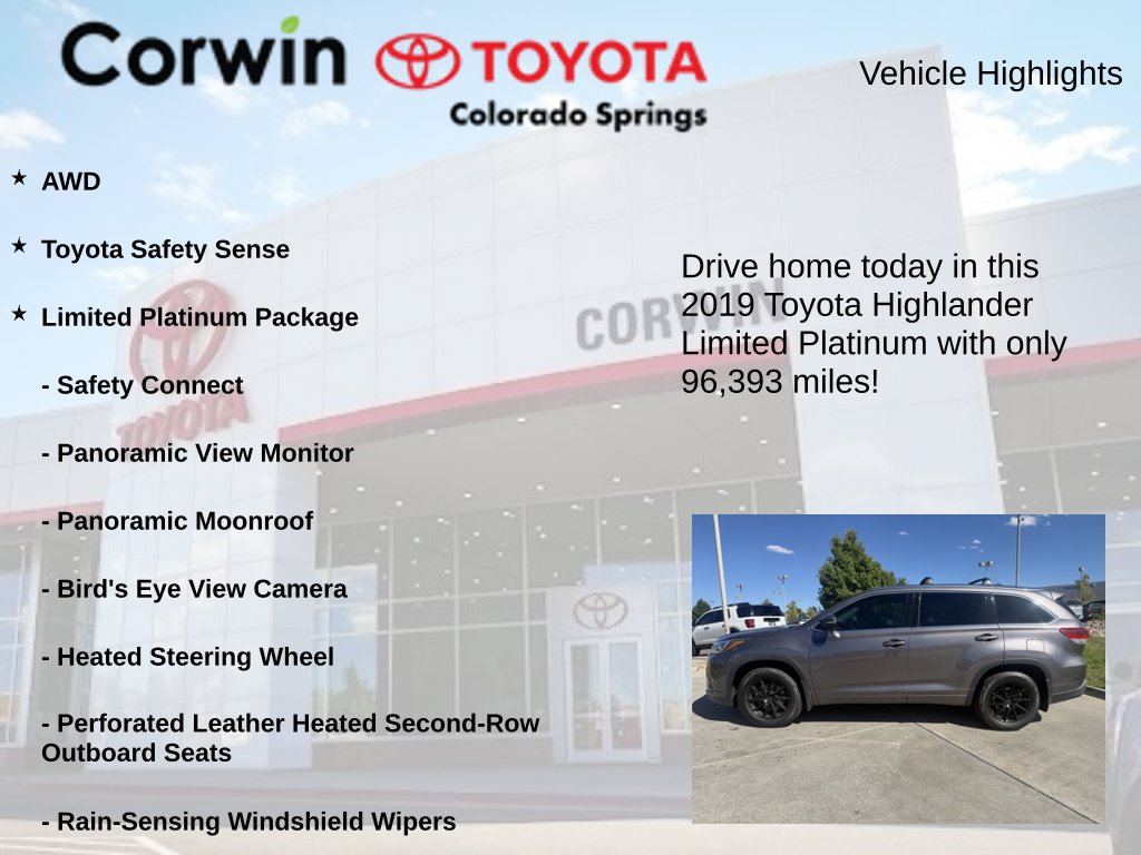 Used 2019 Toyota Highlander Limited Platinum AWD/4WD image 6