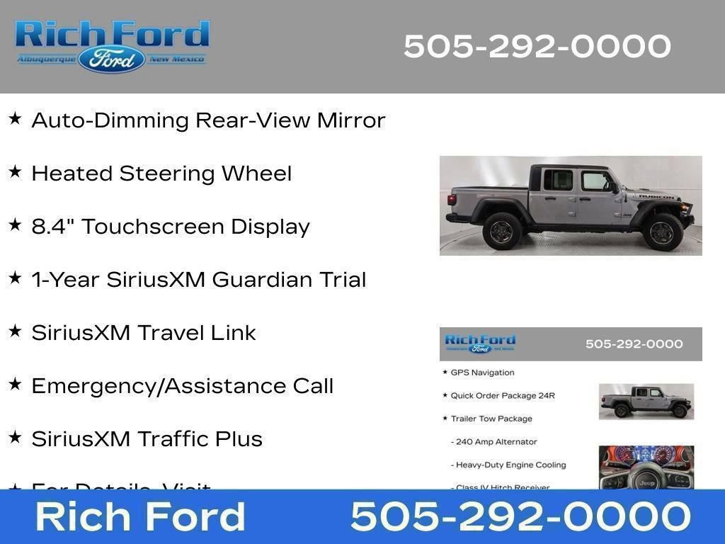 Used 2021 Jeep Gladiator Rubicon AWD/4WD image 73