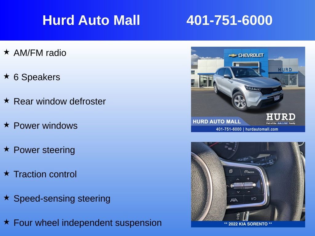 Used 2022 Kia Sorento LX image 6