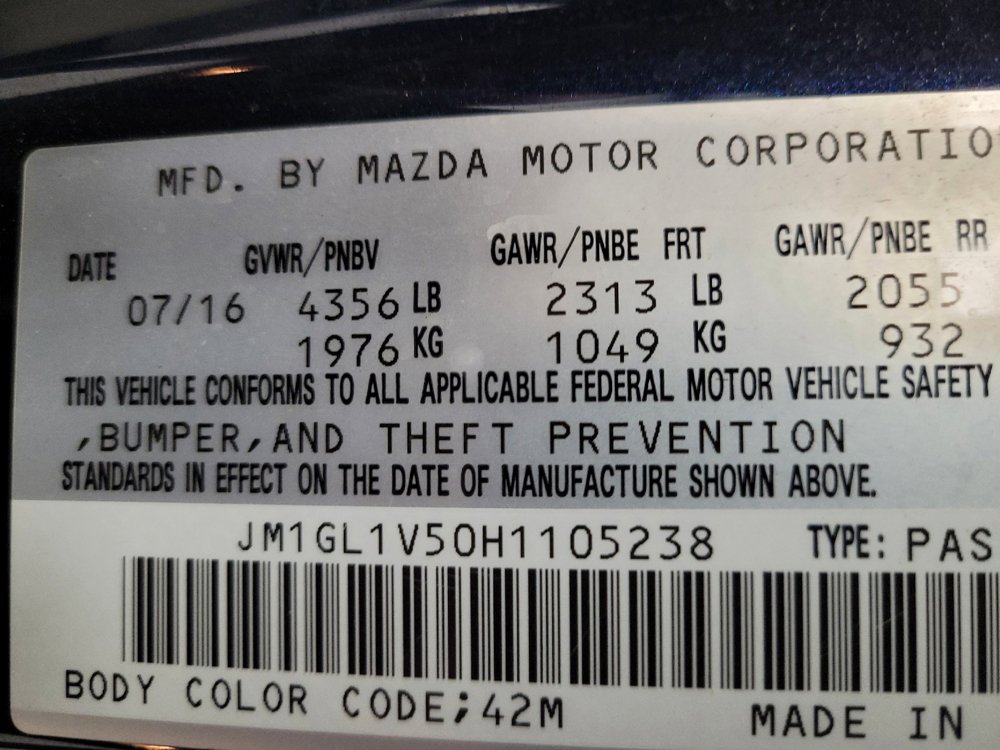 Used 2017 MAZDA MAZDA6 Touring FWD image 33