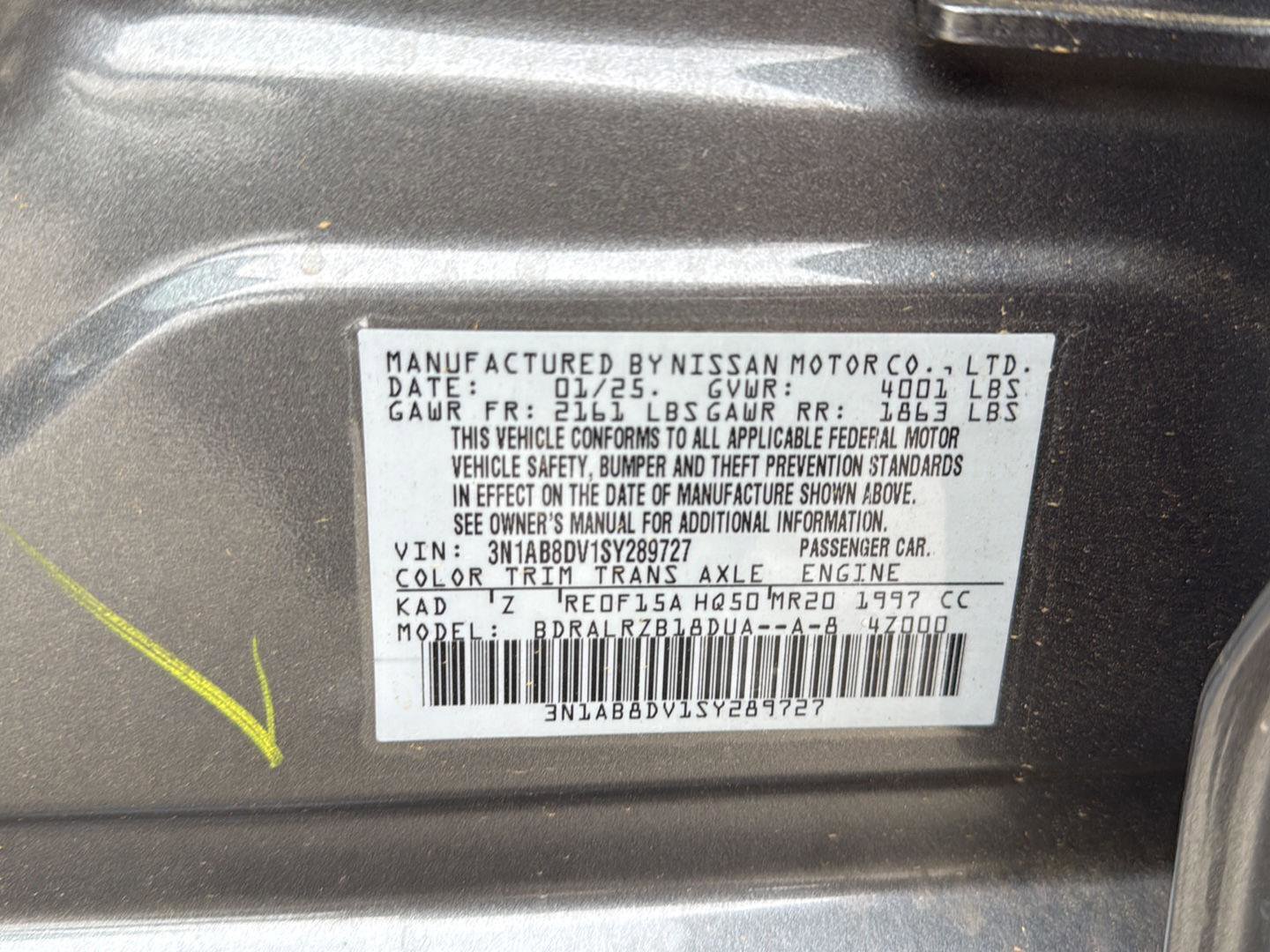 Used 2025 Nissan Sentra SR w/ Lighting Package FWD image 43