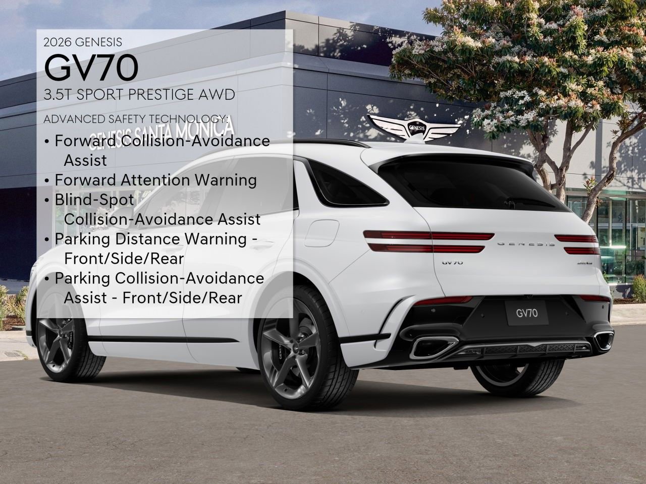 New 2026 Genesis GV70 3.5T Sport Prestige w/ G1 Accessory Package AWD/4WD image 11