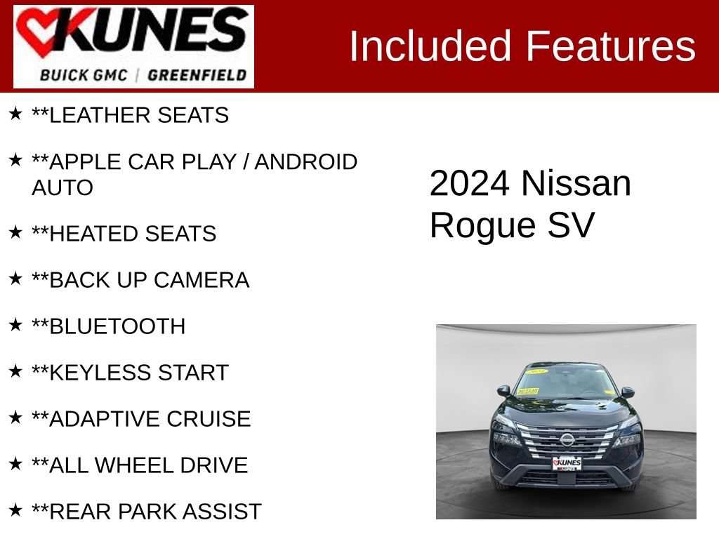 Used 2024 Nissan Rogue SV AWD/4WD image 2