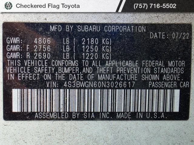 Used 2022 Subaru Legacy Limited XT AWD/4WD image 21