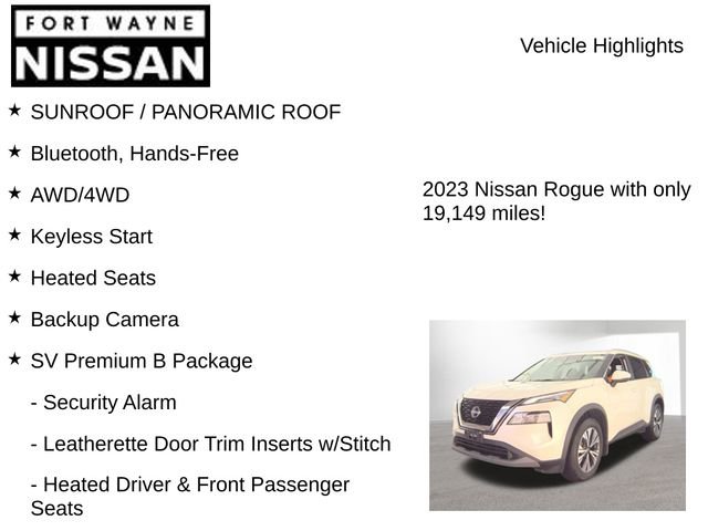 Used 2023 Nissan Rogue SV w/ SV Premium Package image 8