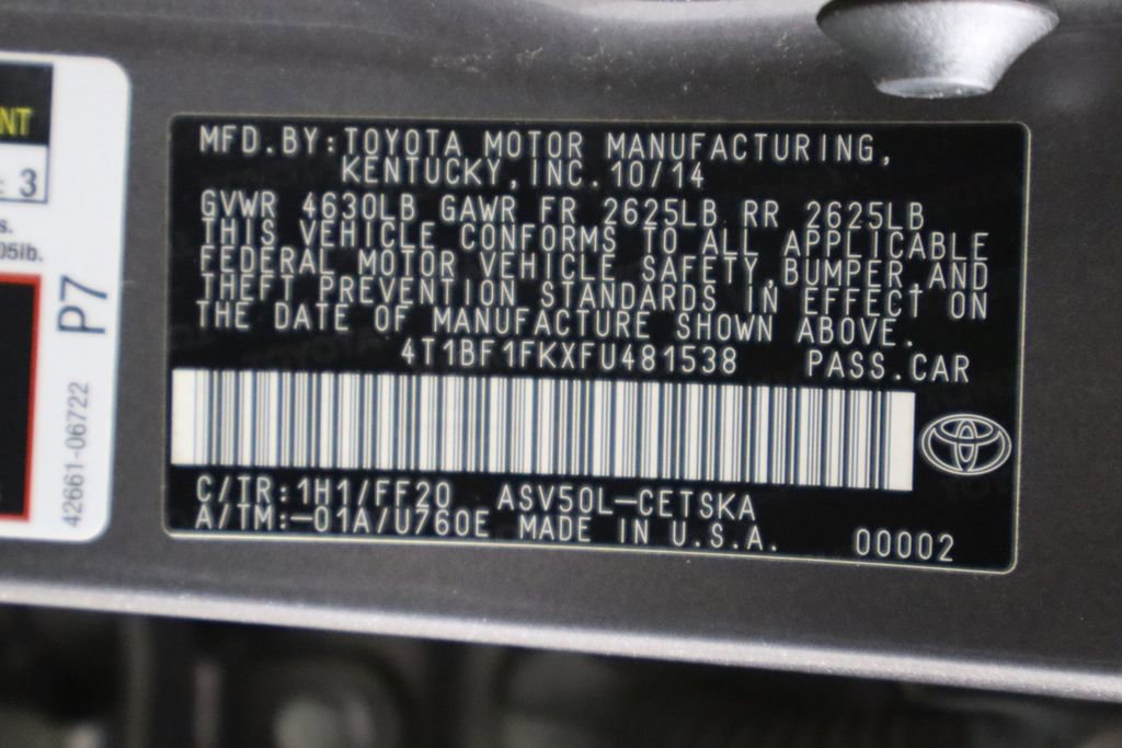 Used 2015 Toyota Camry SE FWD image 34