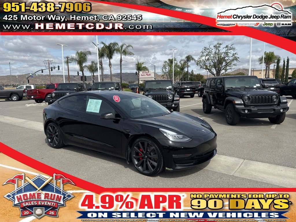 Used 2020 Tesla Model 3 Performance AWD/4WD image 1