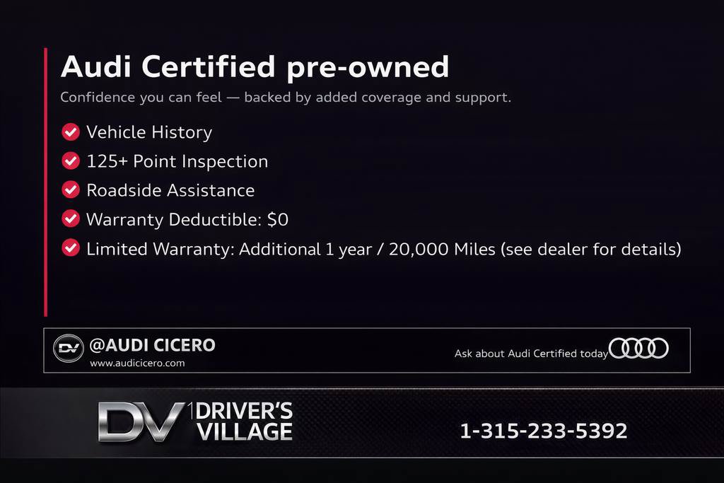 Certified 2025 Audi A3 2.0T Premium w/ Convenience Package AWD/4WD image 2