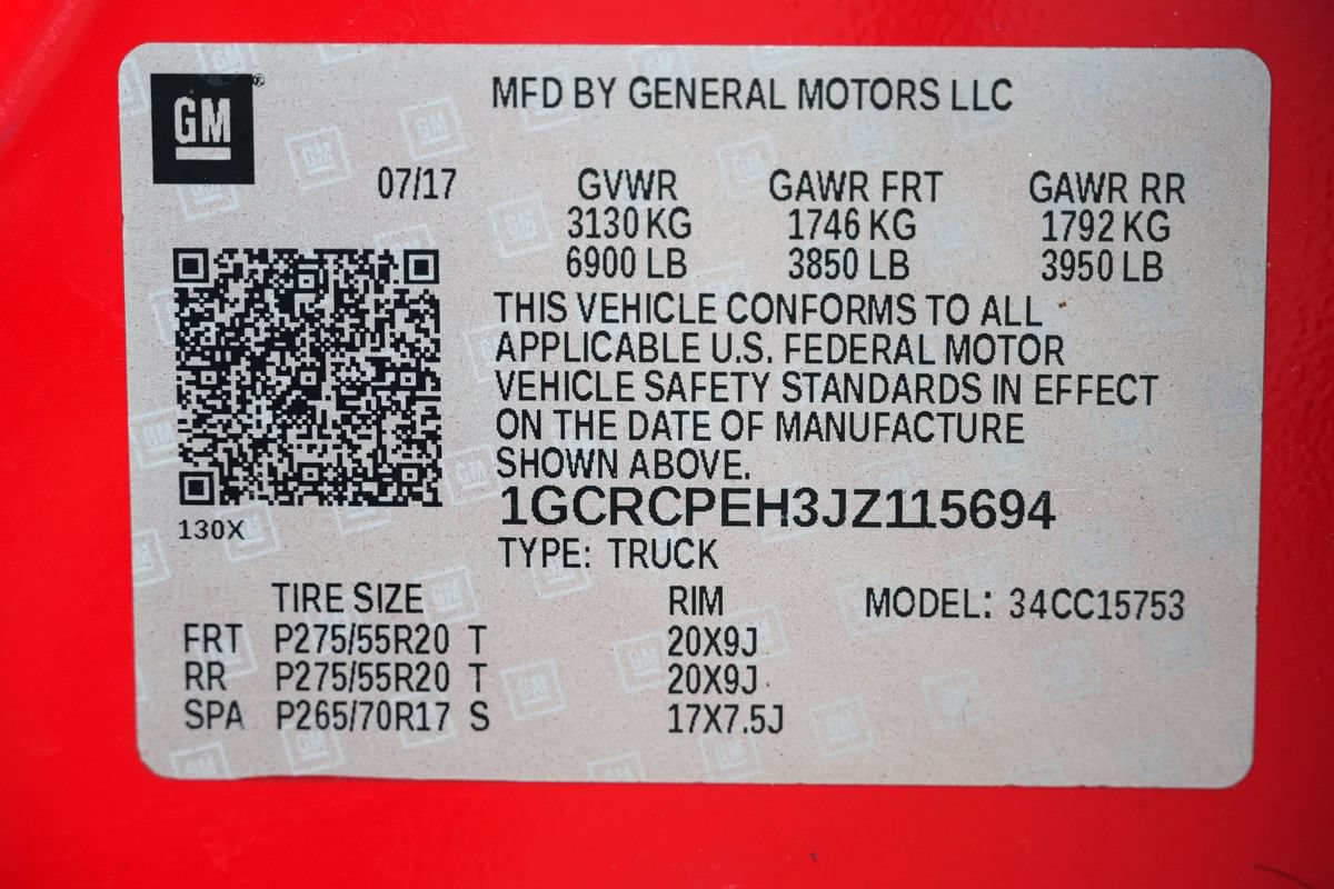 Used 2018 Chevrolet Silverado 1500 Custom w/ Custom Convenience Package RWD image 41