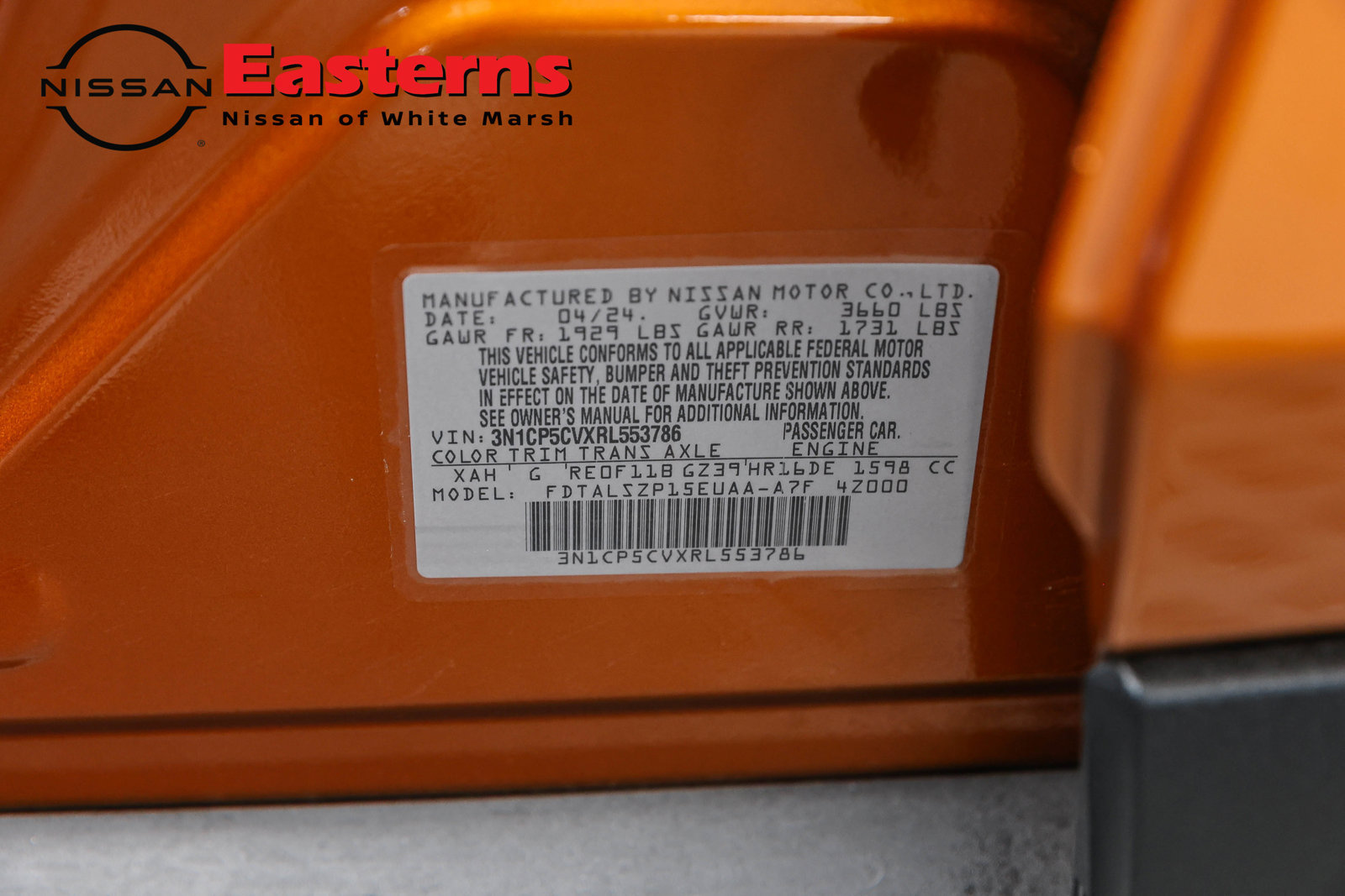 Used 2024 Nissan Kicks SV w/ Exterior Package FWD image 34