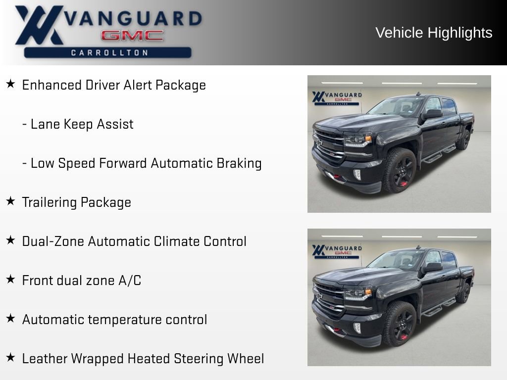 Used 2018 Chevrolet Silverado 1500 LTZ Z71 w/ Redline Edition image 9