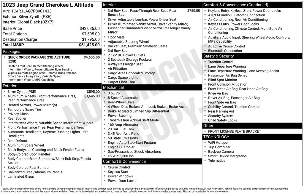 Used 2023 Jeep Grand Cherokee L Laredo image 15