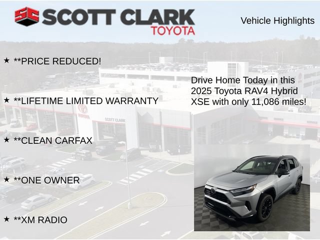 Used 2025 Toyota RAV4 XSE AWD/4WD image 12