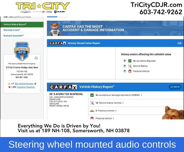 Used 2012 Acura TSX Special Edition image 12