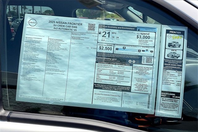 New 2025 Nissan Frontier SV image 17