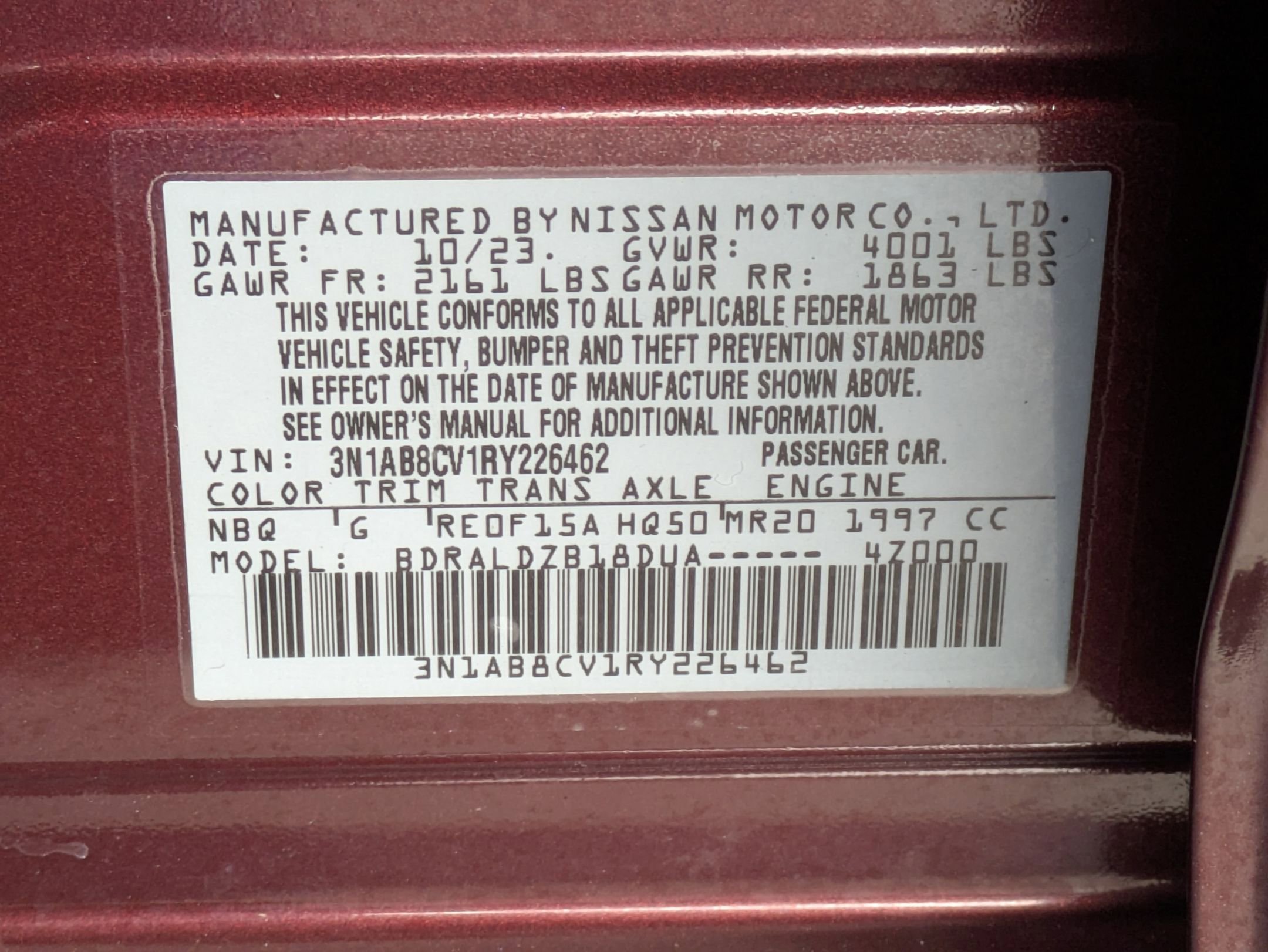 Used 2024 Nissan Sentra SV FWD image 32